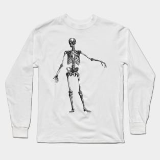 Funny weird skeleton torso Halloween Long Sleeve T-Shirt